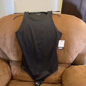 Nine West black sculpting bodysuit NWT